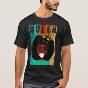 Camiseta Rainhas Negras Afro Empoderam História Negra