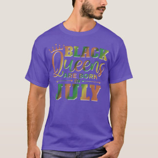 Camiseta Rainhas Negras São Nasceres No Aniversário Do Mês 
