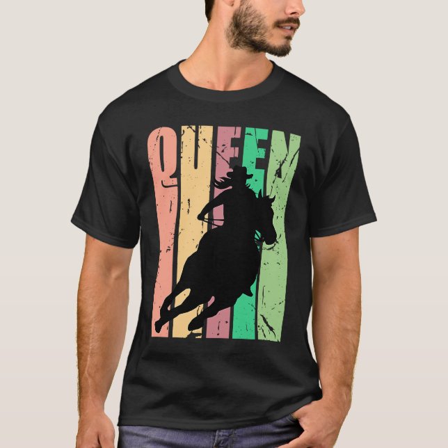 Camiseta Rainhas Rodeadas da Corrida de Barrel (Frente)