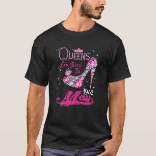 Camiseta Rainhas São Nasceres No 60º Aniversário De Maio De