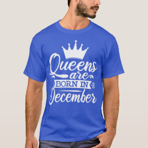 Camiseta Rainhas São Nasceres No Presente Aniversário De De