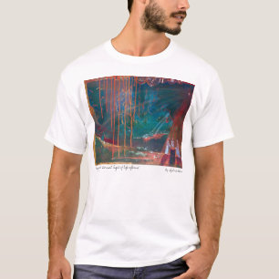 Camiseta rainingdown, mantendo a luz eterno da vida…
