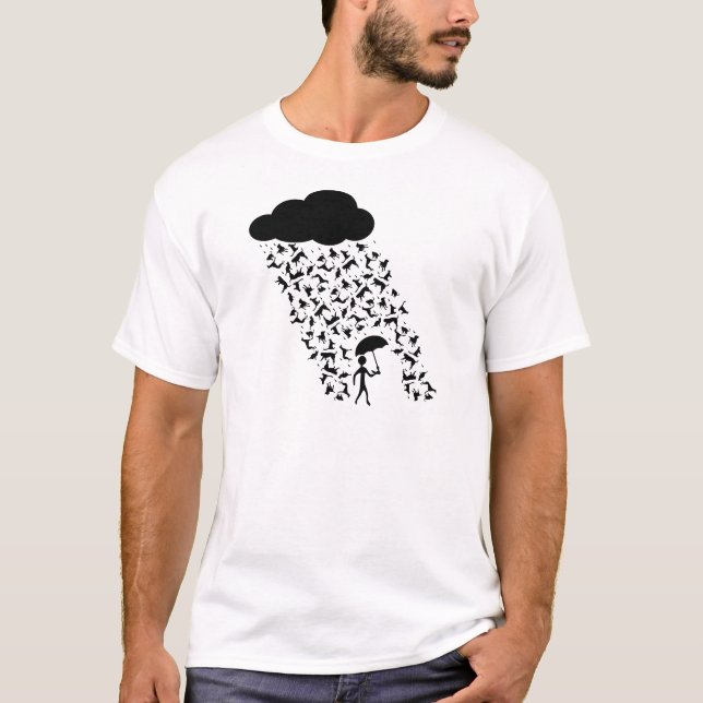 Camiseta rainstorm dog (Frente)