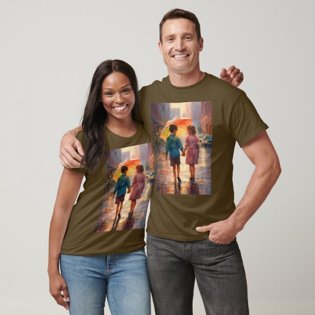 Camiseta Rainy Romance (Unissex)
