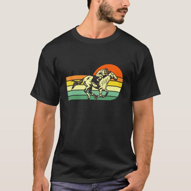 Camiseta Raio de Corrida de Cavalo (Frente)