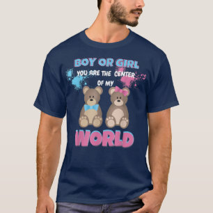 Camiseta Raio de Gênero ou Centro de Meninas do meu Mundo