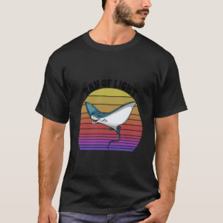 Camiseta Raio De Luz Raias Mar Oceano Natureza Subaquático