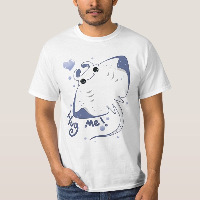 Camiseta Raio de Manta: Abrace-me! (Frente)