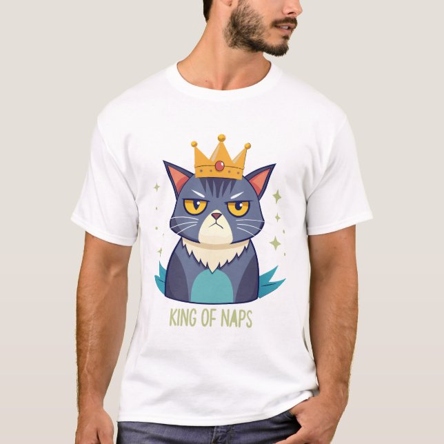 Camiseta Raio de Naps Cat (Frente)
