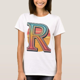 Camiseta Raio de Sol Radiante Retro 'R'