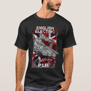 Camiseta Raio Elétrico Inglês RAF Fighterjet