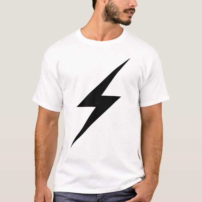 Camiseta Raio Negro Da Anarquia (Frente)