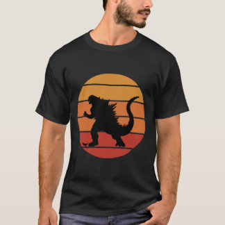 Camiseta Raio Retro: Vintage Godzilla T-Shirt