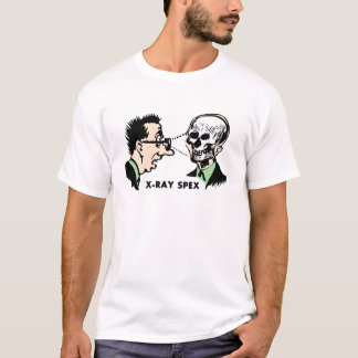 Camiseta Raio X Spex do vintage/cor especs. do raio X