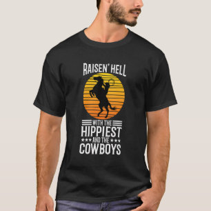 Camiseta Raios Com Os Hippies E Os Cowboys