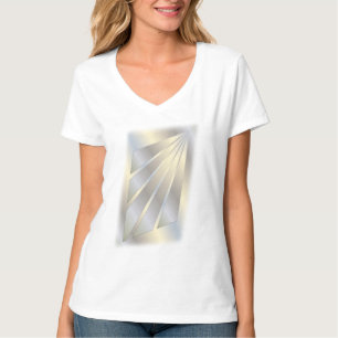 Camiseta Raios de ouro branco