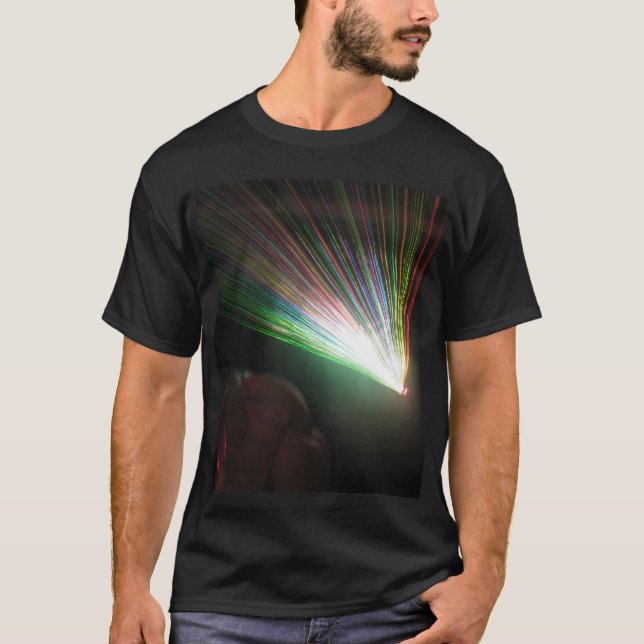 Camiseta Raios laser do RGB (Frente)
