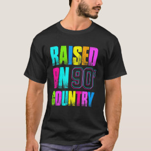 Camiseta Raised On 90s Country Retro 90s Vibe Vintage Music