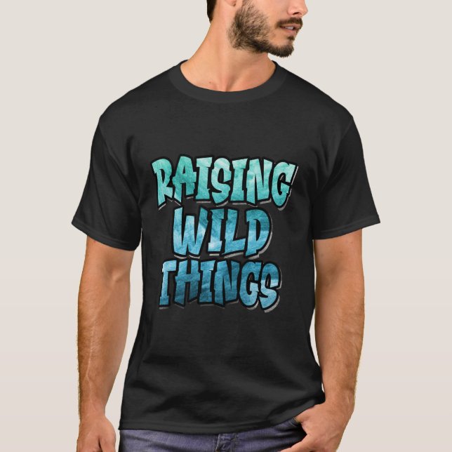 Camiseta Raising Wild Things  (Frente)