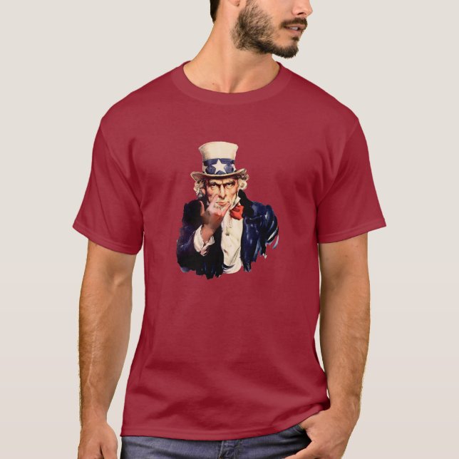 CAMISETA RAIVA DE UNCLESAM (Frente)