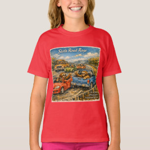 Camiseta Raiva na Estrada de Preguiça – Carro em Aquarela I