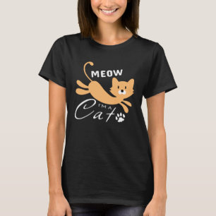 Camiseta Raiva Preguiçosa Sou um Gato