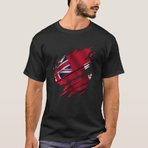 Camiseta Raiz Bermudan Ortoada Arruinada Arruinada Arruinad
