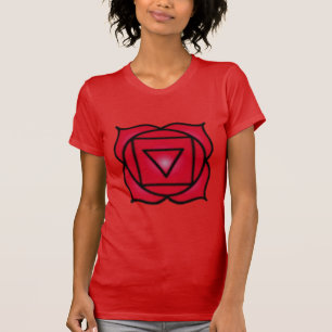 Camiseta Raiz do Chacra Equilibra Roupa Americano de Mulher