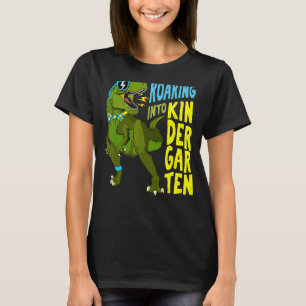 Camiseta Raiz Do Jardim De Infância Dinossauro Rex De Volta