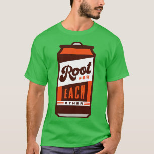 Camiseta Raiz do Lover da Cerveja Root um para o outro Insp