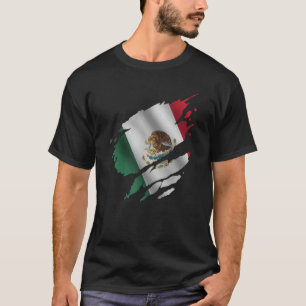 Camiseta Raiz Orgânica Mexicana Arruinada Arruinou Bandeira