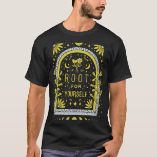 Camiseta Raiz Para Sua Própria Vintagem Mística Retrópica D