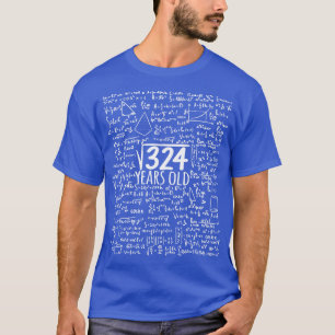 Camiseta Raiz Quadrada De 324 Dons De 18 Anos De 18 Anos De