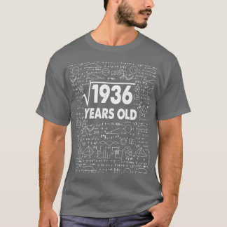 Camiseta Raiz Quadrada de Matate de 1936, 44, Aniversário,