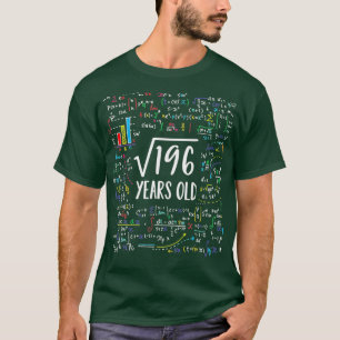 Camiseta Raiz Quadrada Dos Presentes De 14 Anos De 14 De An