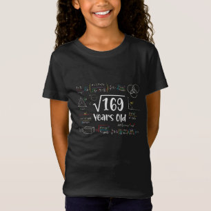 Camiseta Raiz Quadrada dos presentes de 169 13 de aniversár