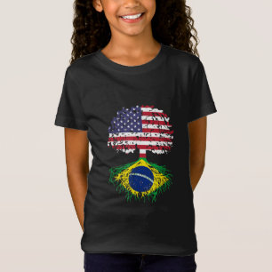 Camiseta Raízes brasileiras dão presente na árvore do patri