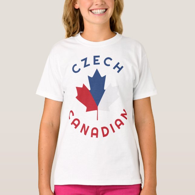 Camiseta Raízes Checas Canadenses (Frente)