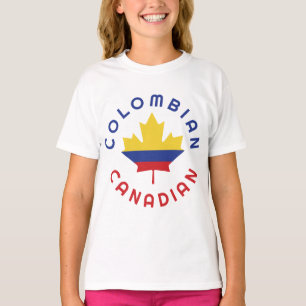 Camiseta Raízes Colombianas Canadenses