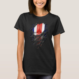 Camiseta Raízes costa-riquenhas orgulhosas foram atingidas
