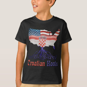 Camiseta Raizes croatas americanas