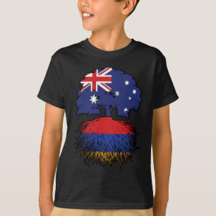 Camiseta Raízes da Árvore Australiana Armênia