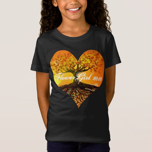 Camiseta Raízes da Menina Flor de Amor (Frente)
