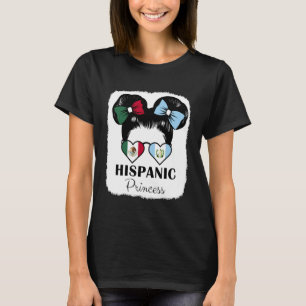 Camiseta Raízes da Princesa Hispânica Mistura México e Guat