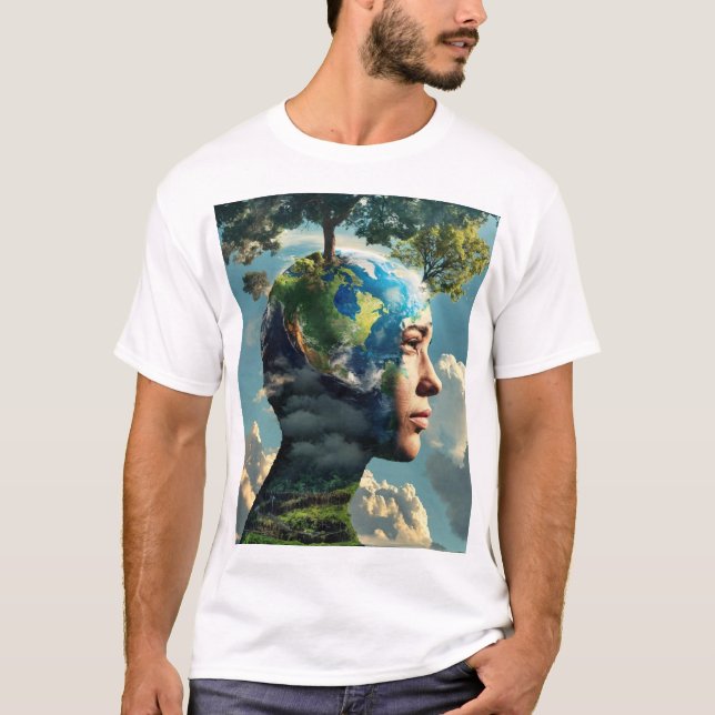 Camiseta Raízes da Vida: Comércio da Terra (Frente)