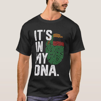 Camiseta Raízes da Zâmbia Bandeira Impressão Digital Gráfic