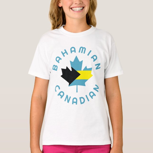 Camiseta Raízes das Bahamas do Canadá (Frente)