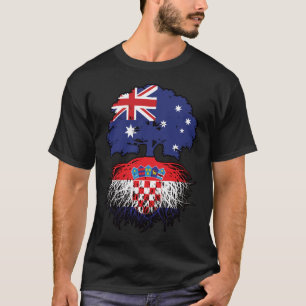 Camiseta Raízes de Árvore Australiana da Croácia