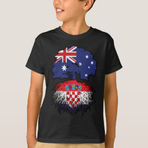 Camiseta Raízes de Árvore Australiana da Croácia