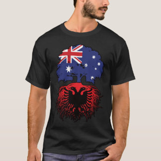 Camiseta Raízes de Árvore da Austrália Albanesa e Australia
